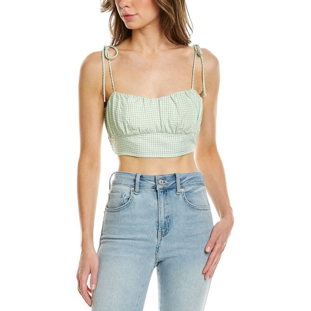 Emmie Rose Womens  Bandeau Top, Green